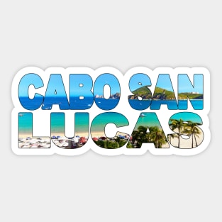 CABO SAN LUCAS - Mexico Relax on Playa El Medano Sticker